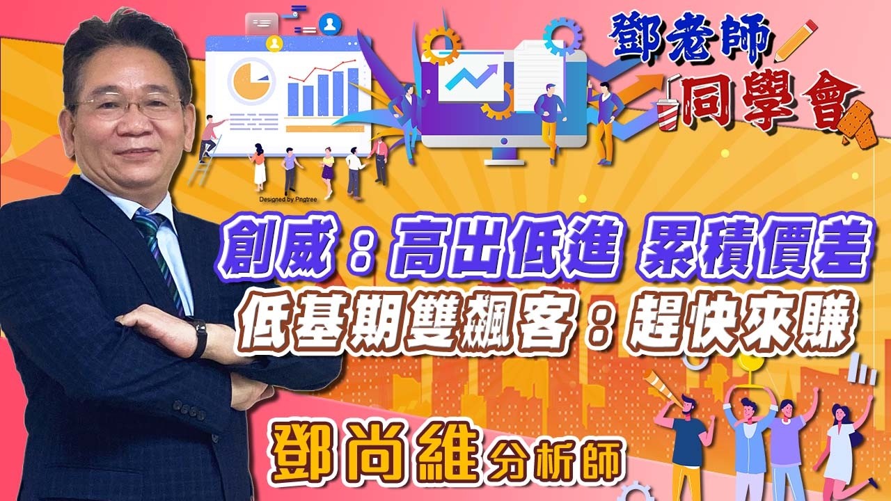 2026/03/05 鄧老師同學會 鄧尚維 創威：高出低進，累積價差。低基期雙飆客：趕快來賺。