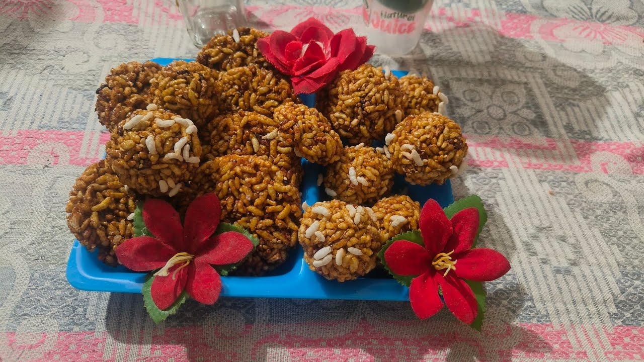 Crispy 🔥Kurmuri Ke Laddu Recipe 🍽️ | कुरमुरी का स्वादिष्ट लड्डू बनाने की रेसिपी | Winter Special ✨ |