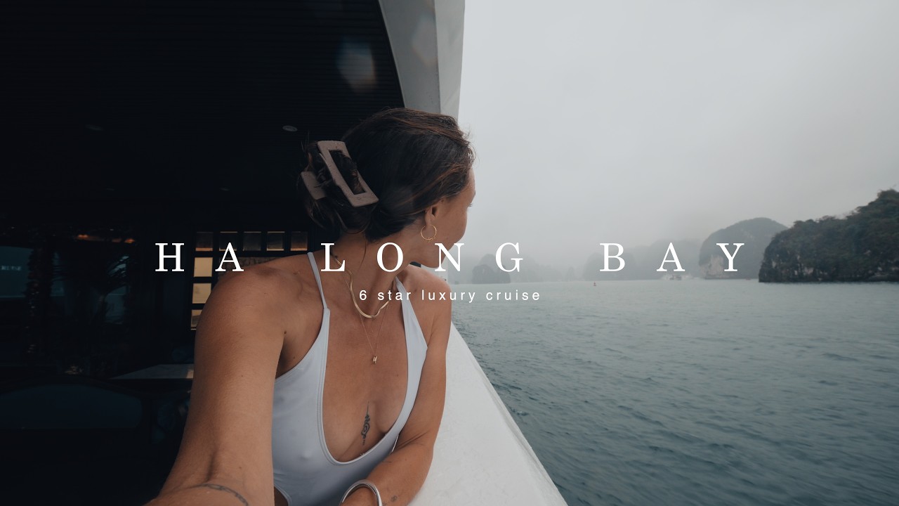 24 Hours on a 6 Star Luxury Cruise in Ha Long Bay, Vietnam 🇻🇳 | Is It Worth It?