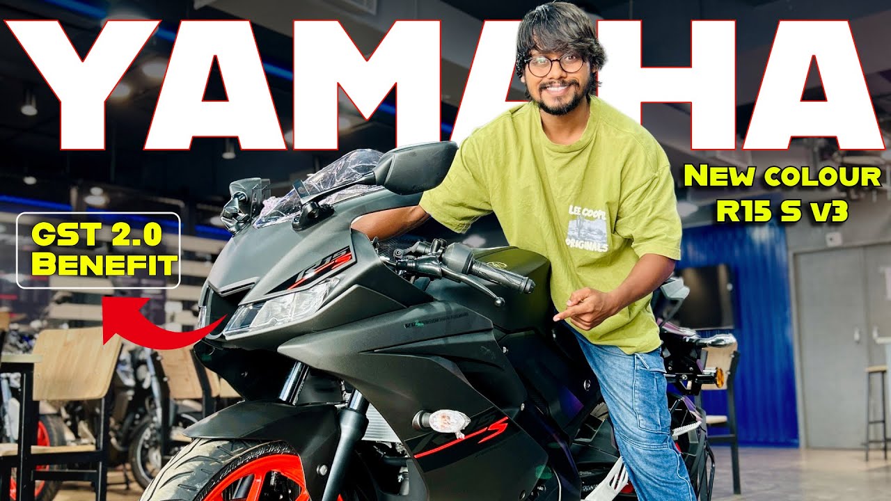 2025 Yamaha R15s V3 New colour Update | R15s V3 black & Red dual colour | R15s V3 Price & Mileage ￼