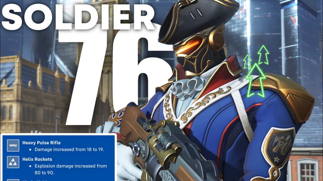 The Soldier ￼76 BUFF No One Asked For… | Overwatch 2 Console Gameplay