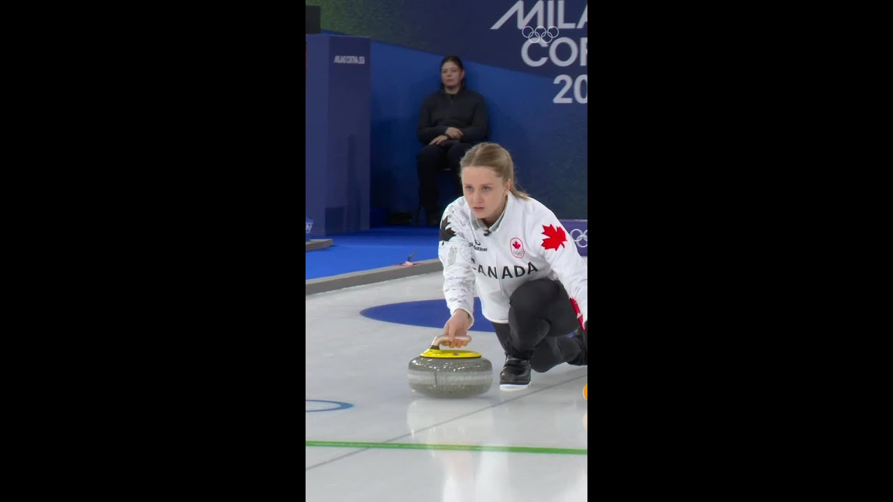 Team Canada is bringing the heat to the ice 🥌🇨🇦 #MilanoCortina2026