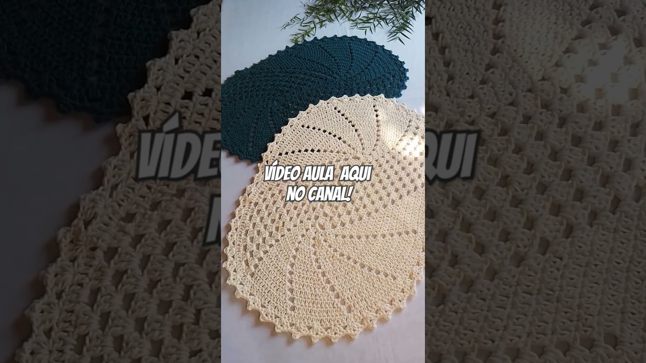 Tapete Vende Vende #tapetefacil #tapeteparainiciantes #crochet #decora&ccedil;&atilde;o #diycrochet #diy