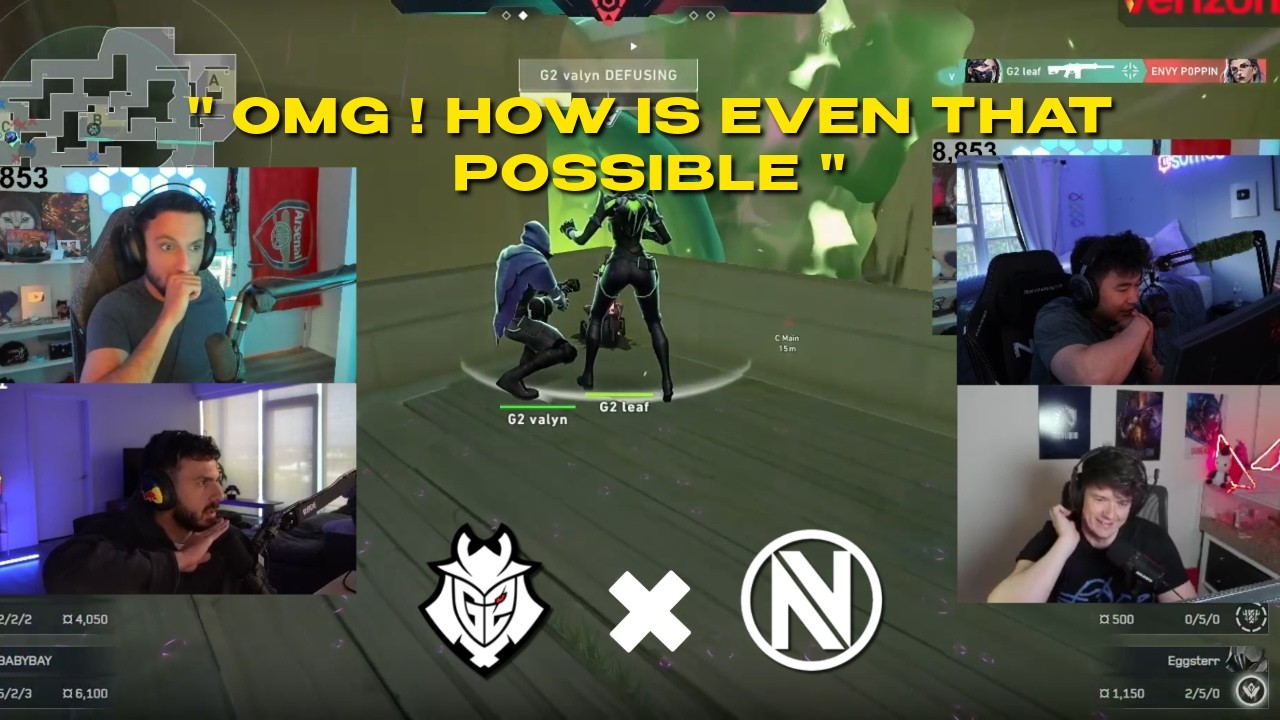 12 minutes of Unbelievable Moments from G2 vs ENVY | Valorant Stage 1
