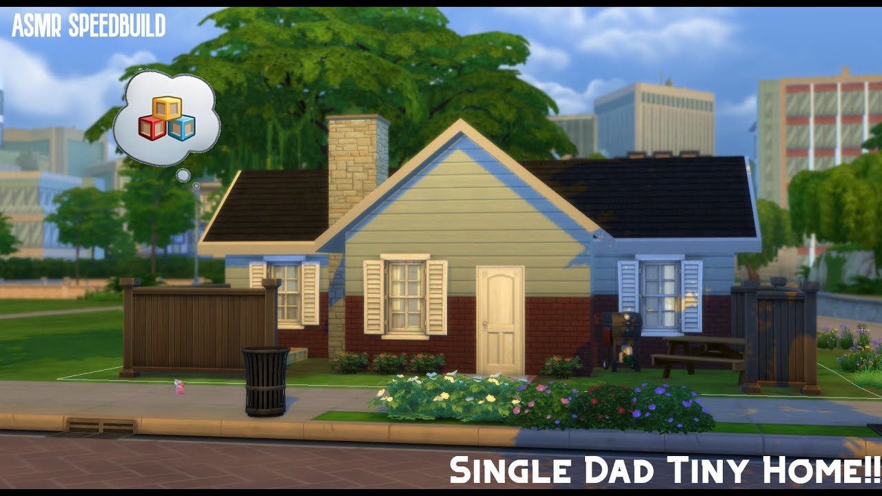 I built a tiny house for a Single Dad | ASMR Speedbuild
