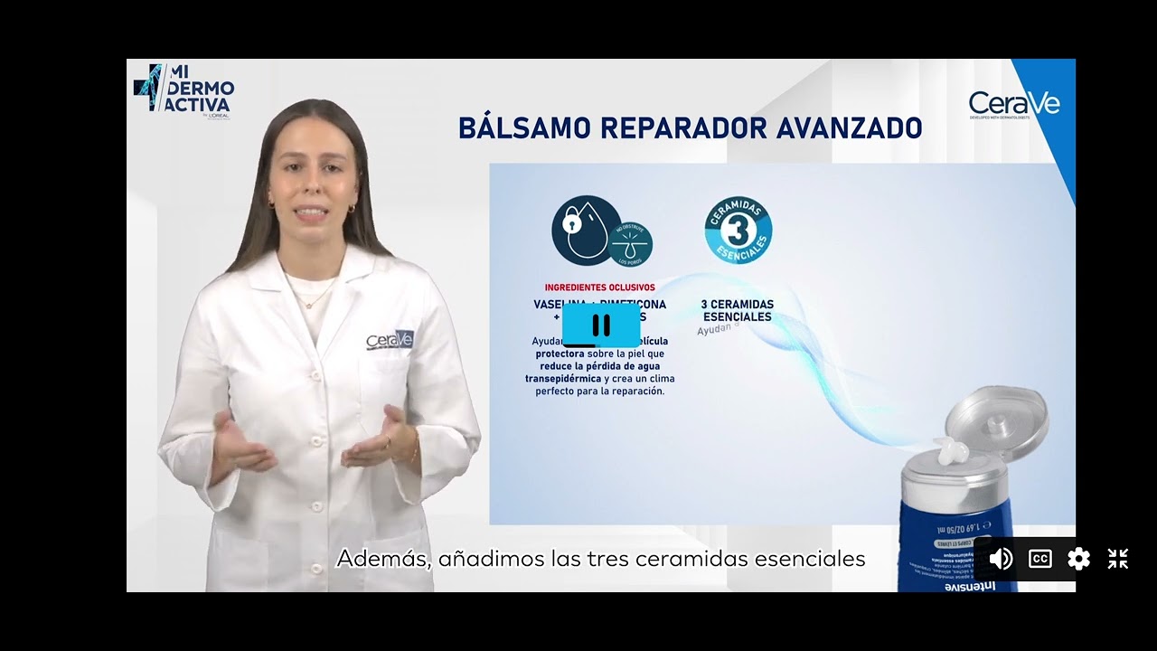 Productos CeraVe. Bálsamo reparador avanzado.