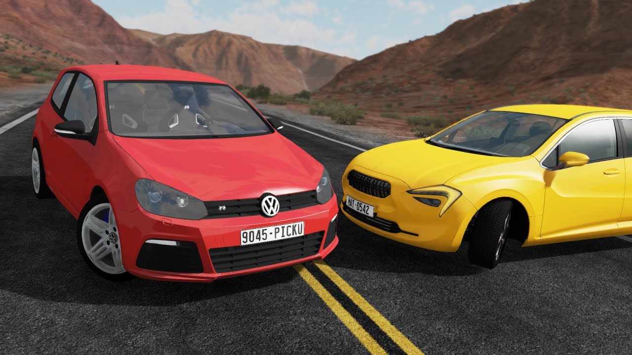 Realistic Car Crashes 37 - BeamNG Drive