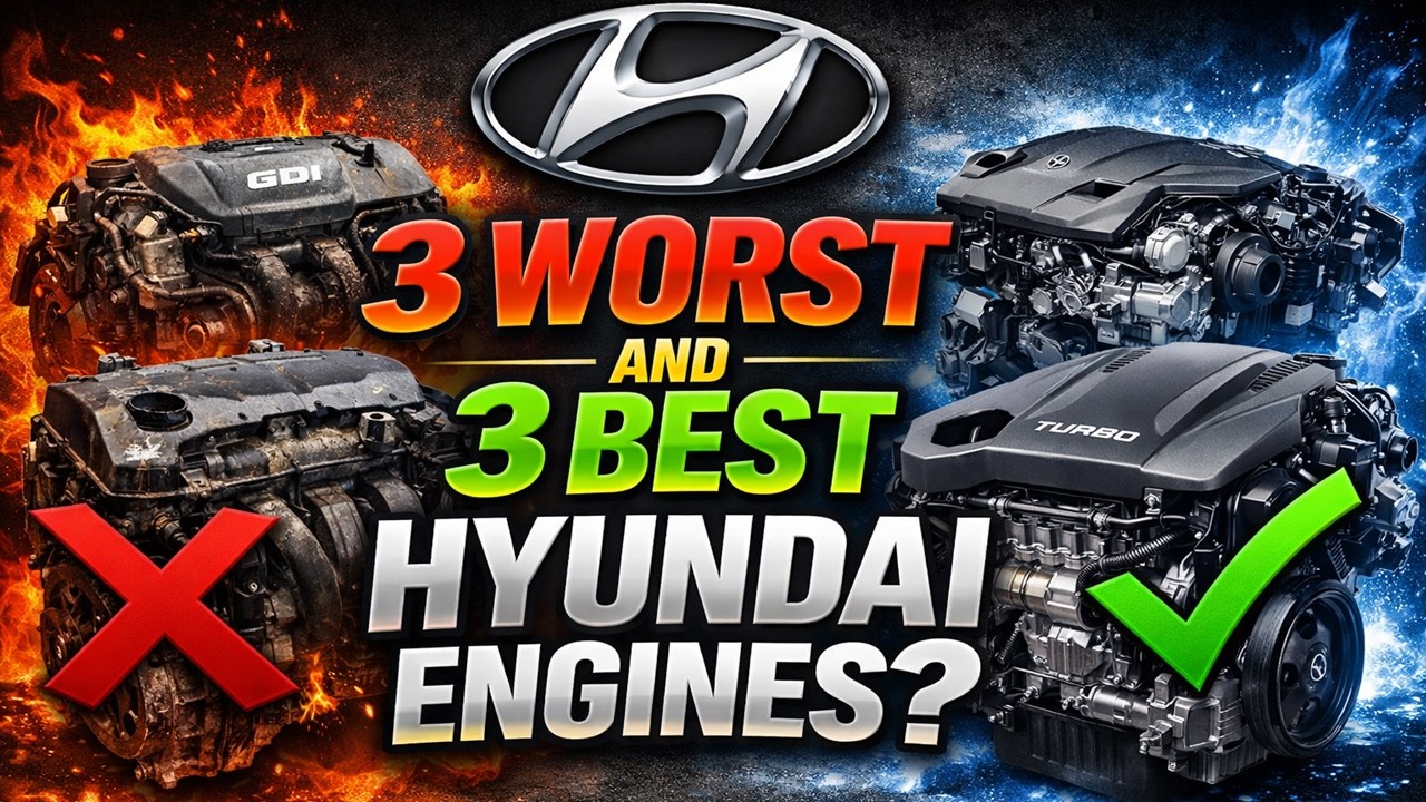 3 худших и 3 лучших двигателя Hyundai для длительной езды!