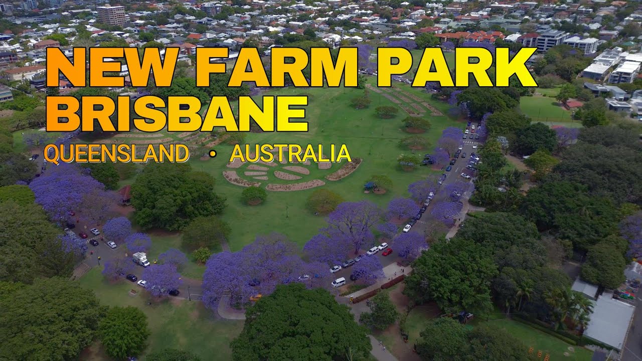 New Farm Park | Brisbane, Australia | 4K Cinematic Aerial Video