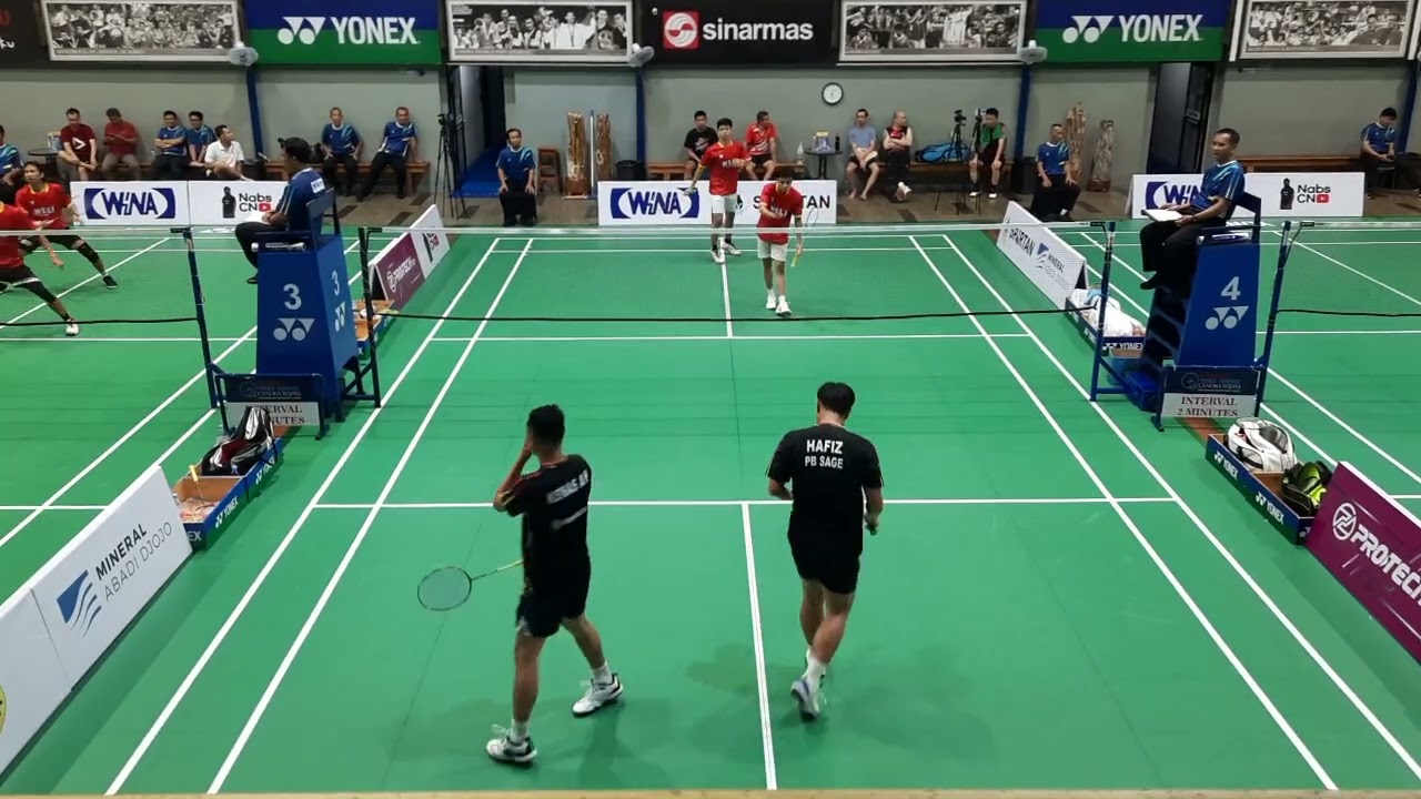 WINA Open Turnamen 2025, Gor Candra Wijaya || KENAS/HAFIZ vs KHAIDAR/IZAZ.