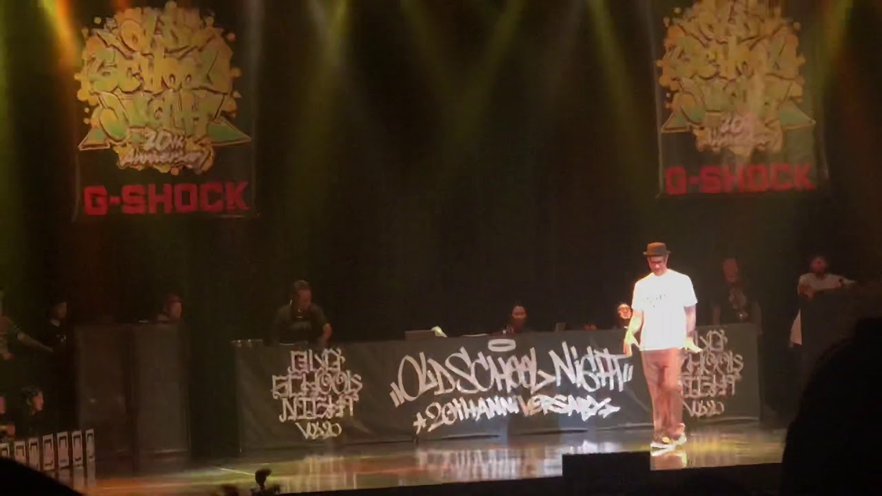 JR BOOGALOO / POPPING JUDGE SOLO / OLD SCHOOL NIGHT VOL 20