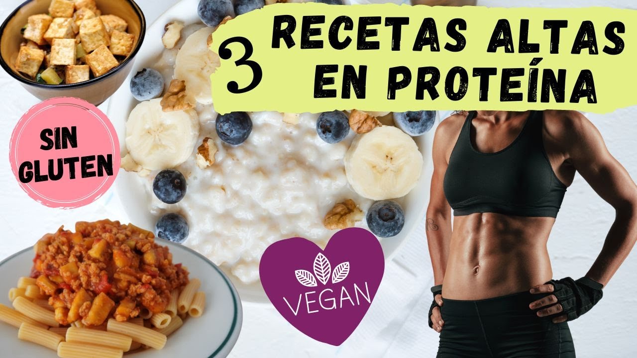 *RECETAS VEGANAS ALTAS EN PROTEINA* [Sin gluten, saludables y baratas]