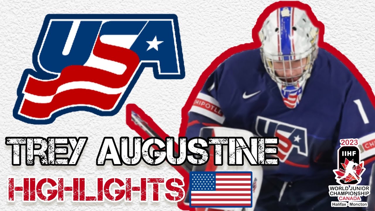 Trey Augustine Highlights | Team USA | IIHF World Juniors 2023