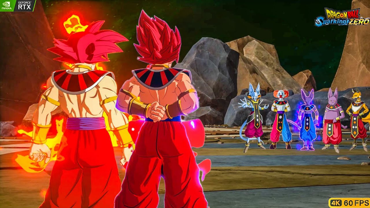 Goku God Form Vs God Of Destrcutions! Dragon Ball Sparking Zero