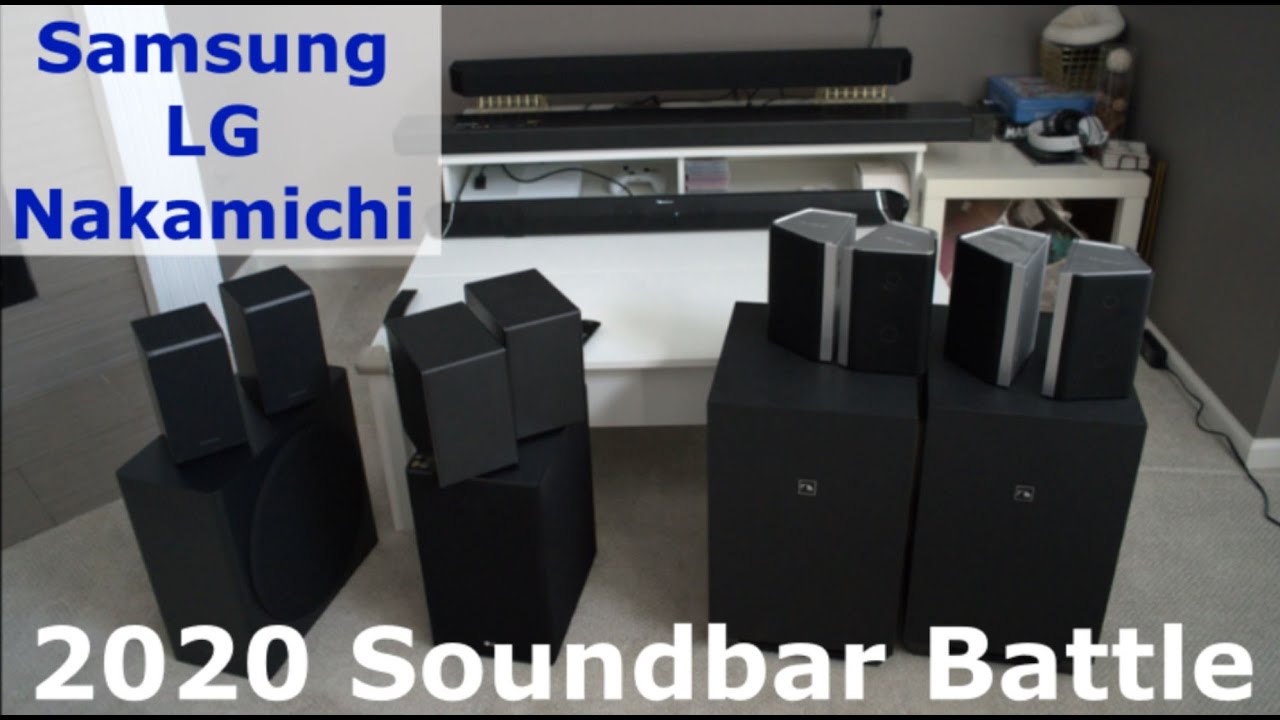 Битва саундбаров 2020 года: Samsung, LG и Nakamichi