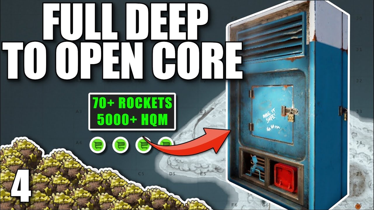 HOW I WENT DEEP AND STOLE 70+ ROCKETS FROM A CLANS VENDING MACHINES | Solo Rust