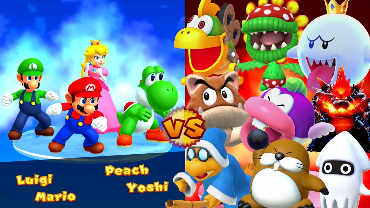 Mario Party 10 - All Bosses With Yoshi (Master Difficulty)