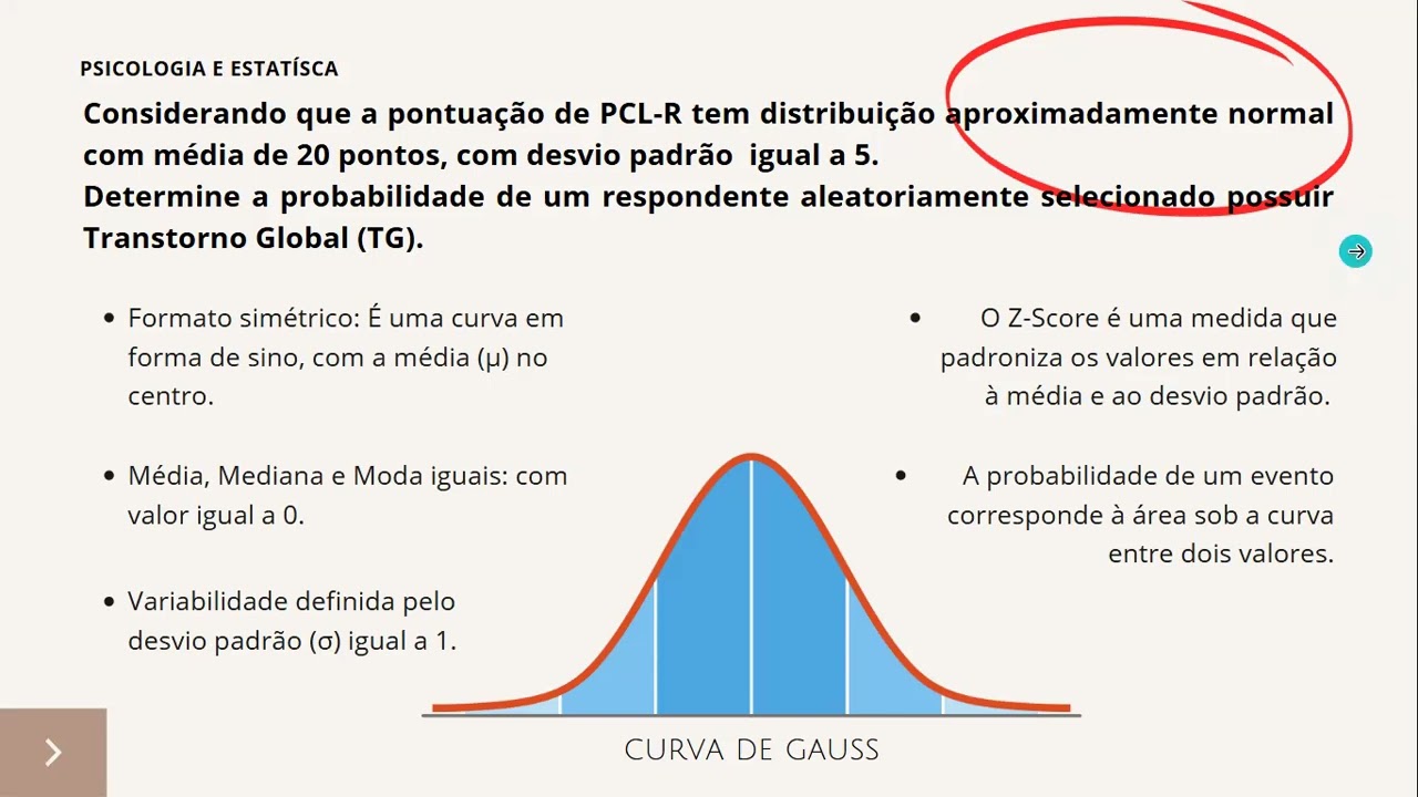 Psicologia e Estat&iacute;stica: teste de psicopatia PCL-R