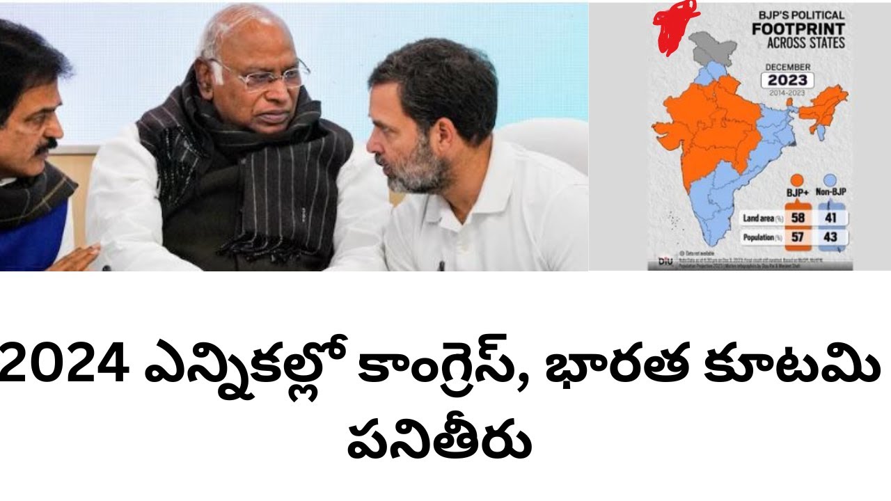 How many MP seats will Congress win in 2024? #bharateeudunews