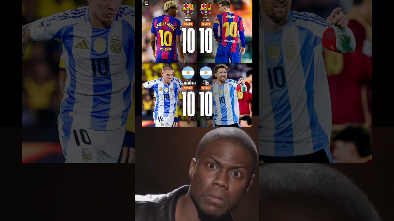 🚨 Franco Mastantuono 🆚️ Lamine Yamal,  who will move Messi's legacy forward 🤔 #messi #lamineyamal