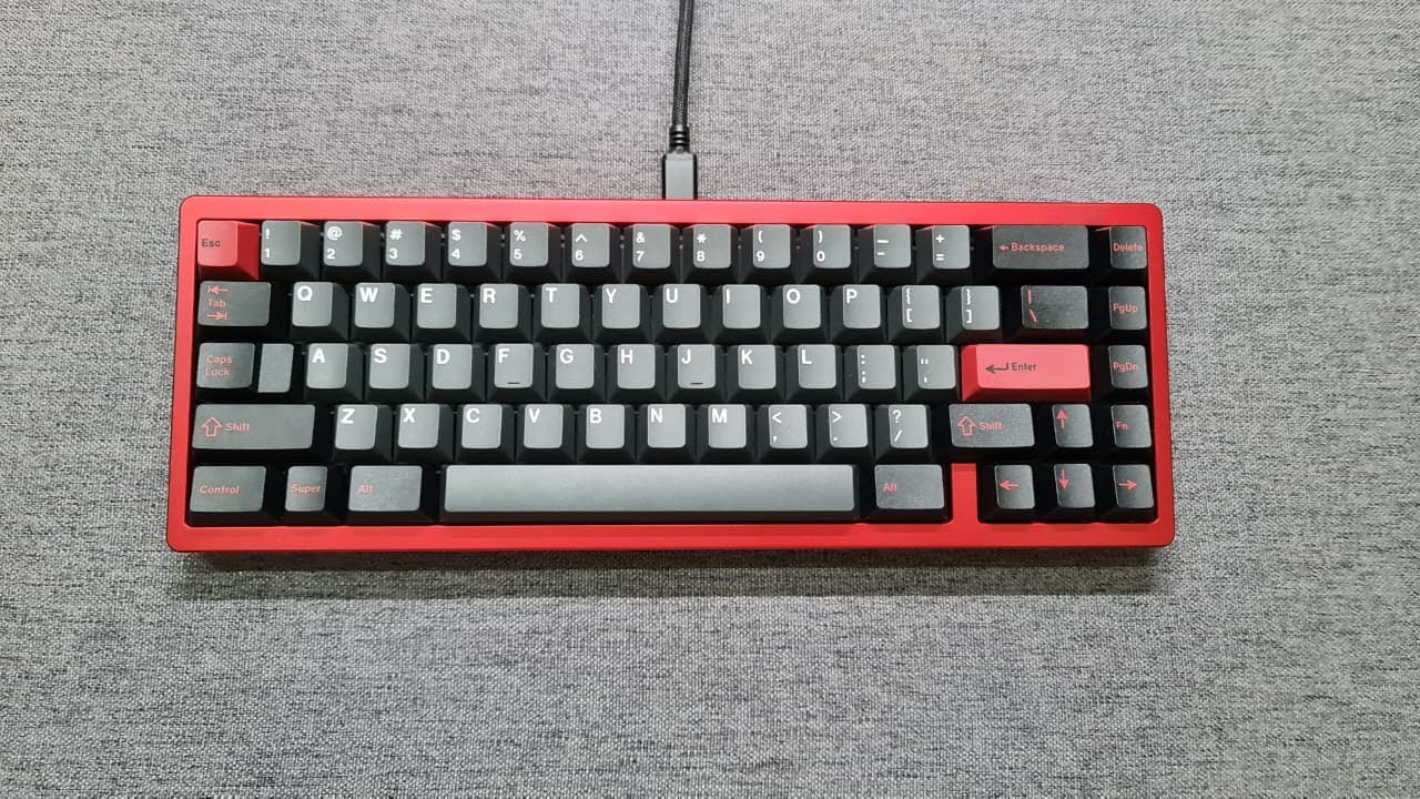 Kohaku  - Cherry MX HG Black  - Alu Plate #typingtest #customkeyboard #mechanicalkeyboard #asmr