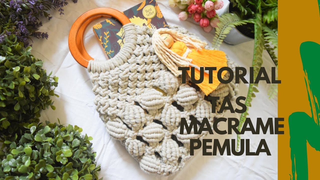 Tutorial Tas Macrame Pemula || DIY Macrame Bag