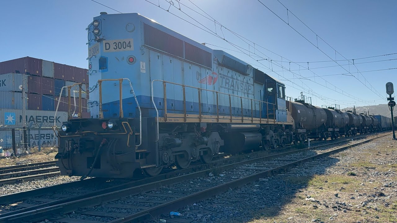 Transap D-3004 Saliendo De Empresa Fepasa En Talcahuano Transportando Celulosa