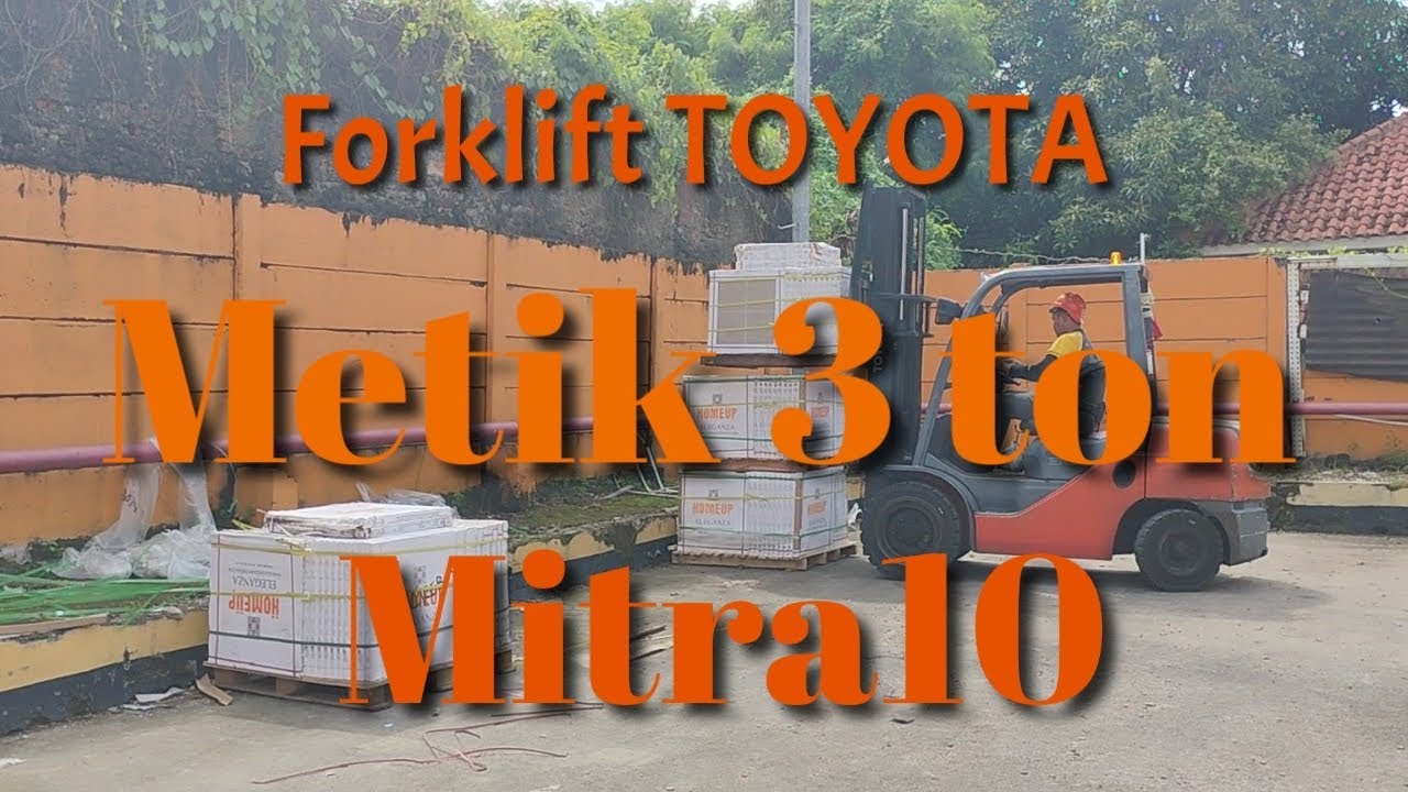 Berkunjung ke mitra10 SGJ, lihat kondisi FORKLIFT (Si'Oyen)