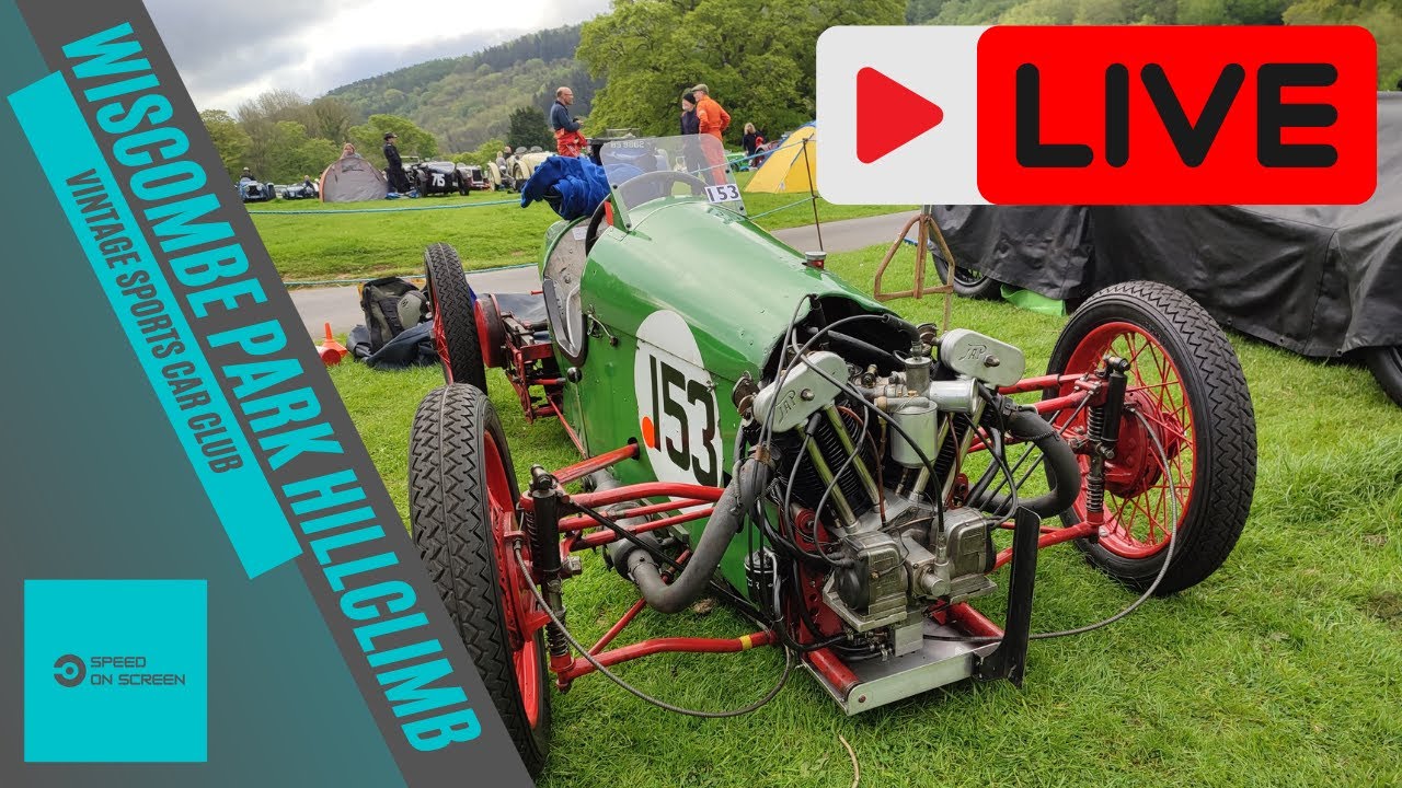 2025 Vintage Sports Car Club Hillclimb Live from Wiscombe Park Hillclimb