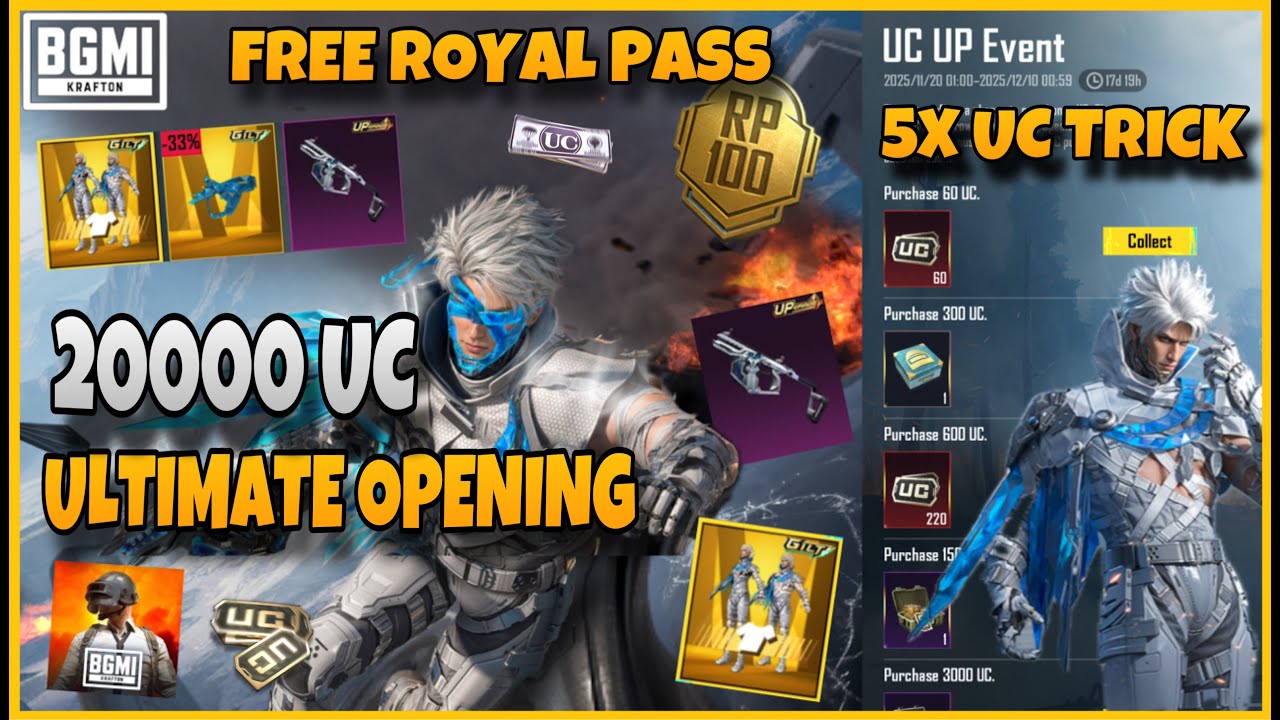 BGMI Cryonix Ultimate Set Opening 🔥 INSANE LUCK + UC Redeem Rewards