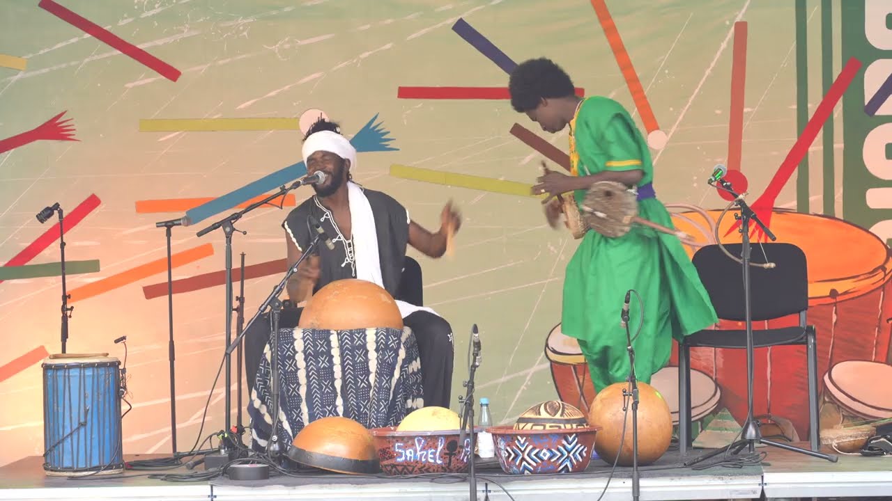 Rudolstadt Festival 2025: Sahel Roots 1/2 (Mali) Heinepark Bauernhäuser 5.7.2025