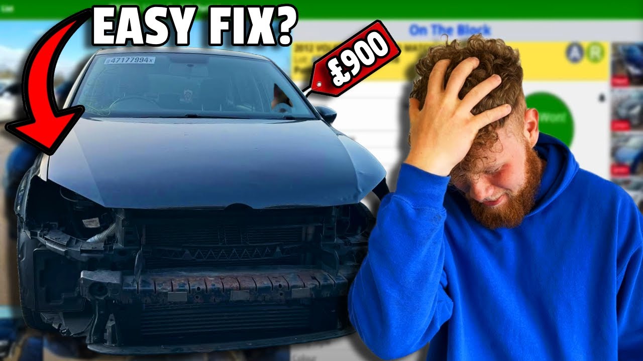 ВОССТАНОВЛЕНИЕ ПЕРЕДНЕЙ ЧАСТИ ЭТОГО РАЗБИТОГО VW POLO 1.2TDI ОТ COPART