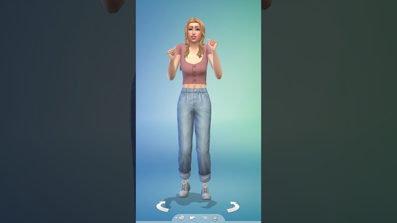 What my Sims would look like without CC | The Sims 4 | #thesims #shorts #sims4