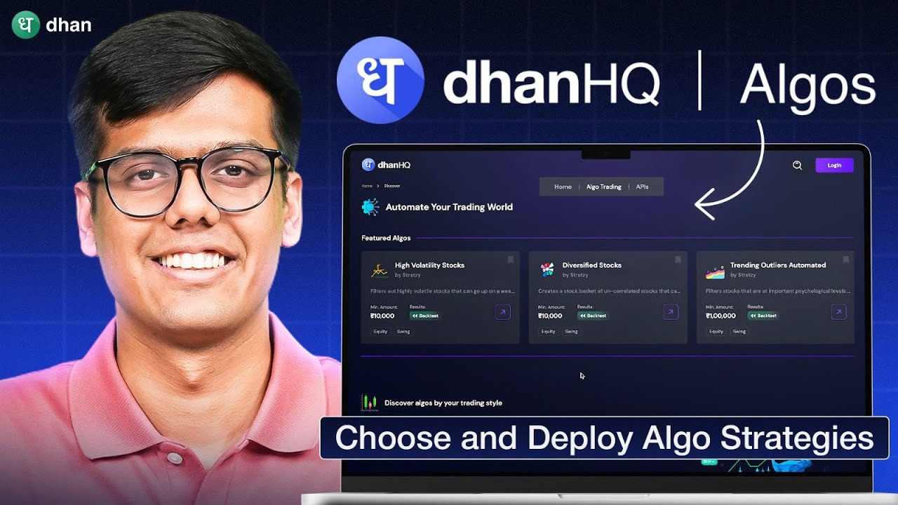 Introducing DhanHQ Algos: Deploy Ready-Made Algos Strategies with 1-Click | DhanHQ Algos