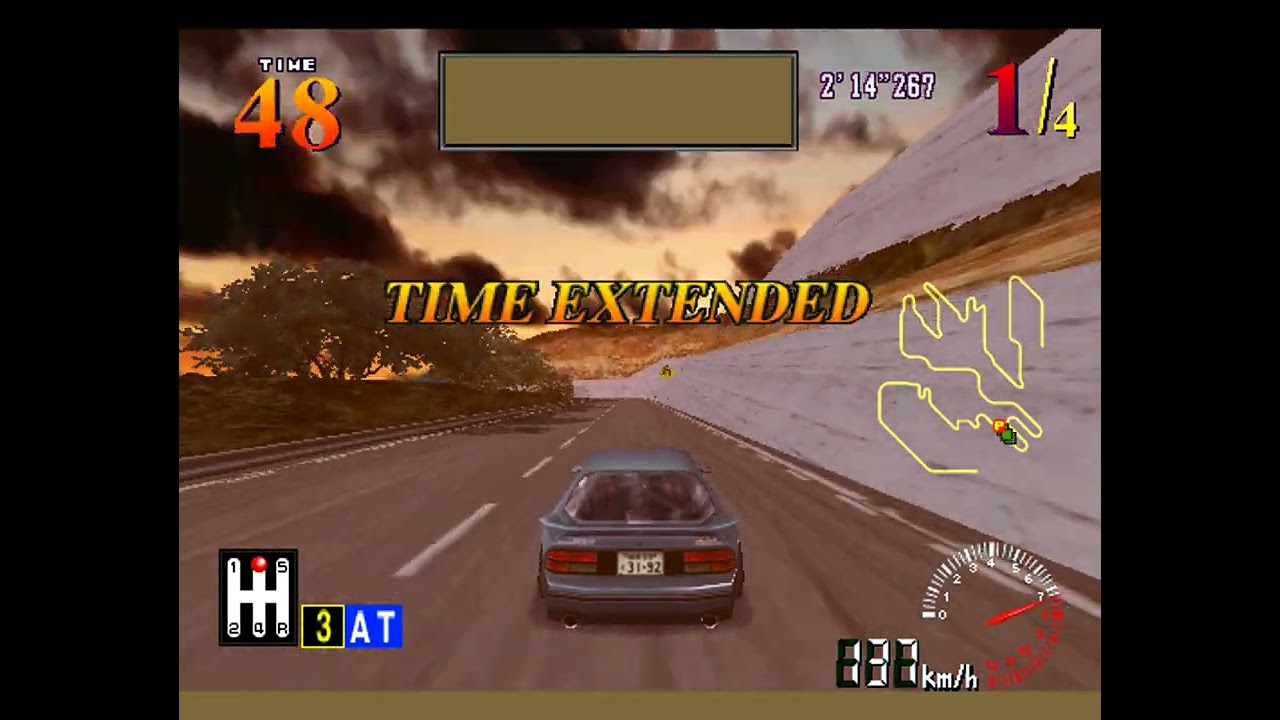 Racing Jam - Winding Road Down Hill Professional - Mazda RX-7 E-FC3S [Arcade Longplay] (1998) Konami