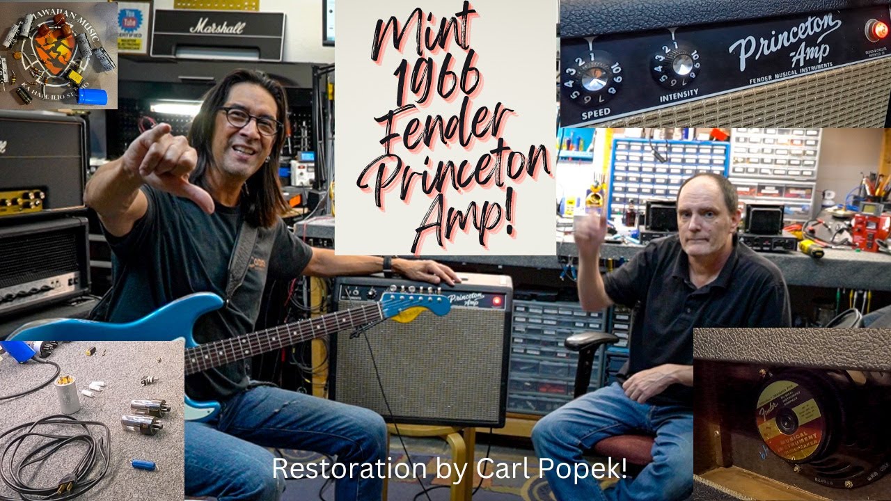1966 Fender Princeton! Restoration with Carl Popek