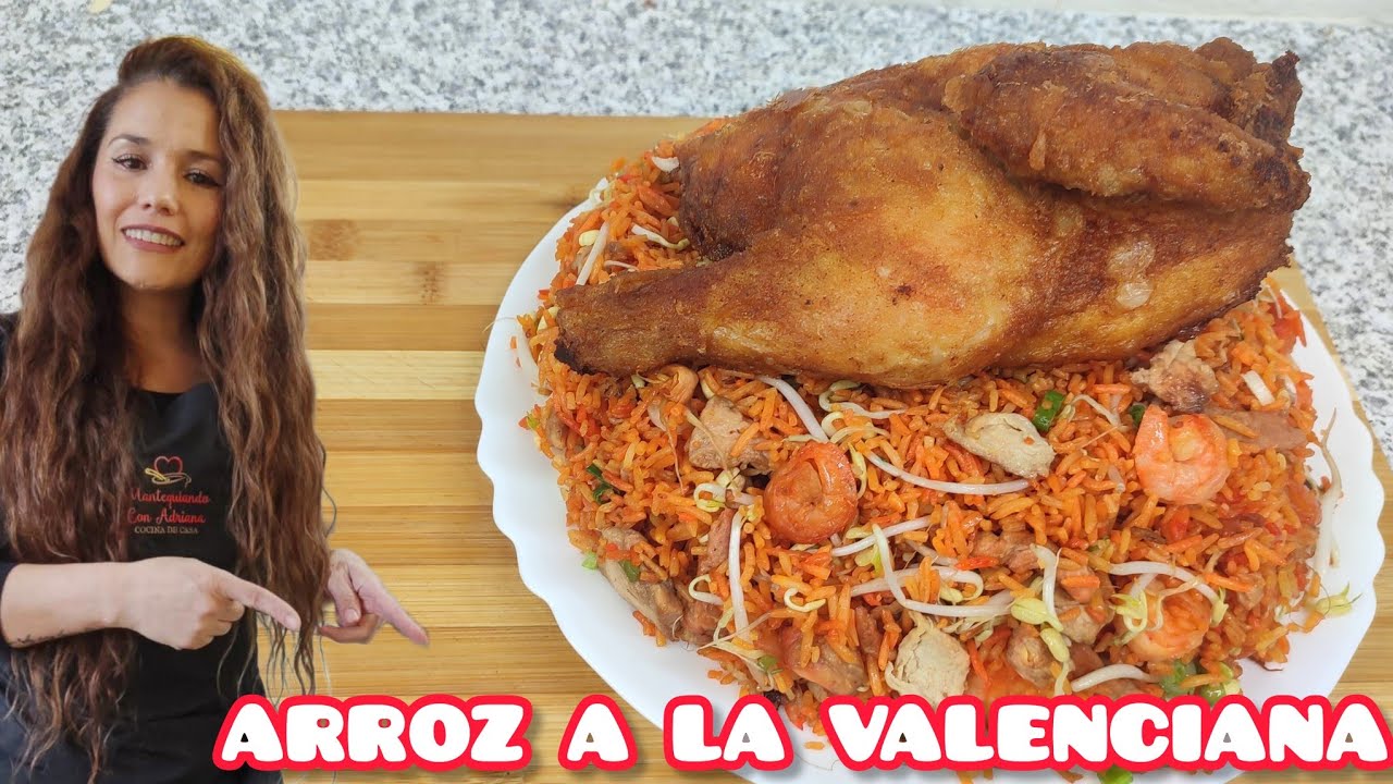 Cómo preparar ARROZ🍤 A LA VALENCIANA cómo el de los restaurantes CHINOS DELICIOSO Y FÁCIL