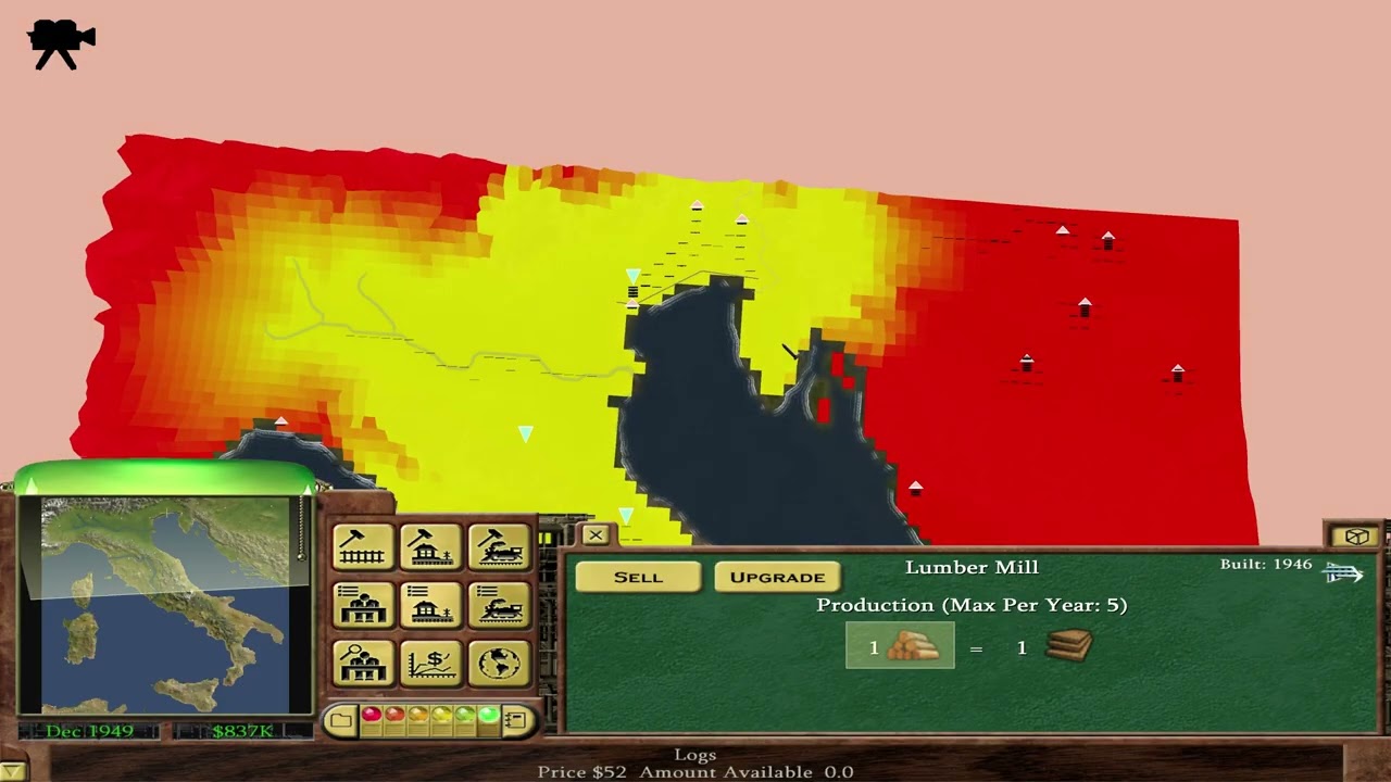 Railroad Tycoon 3 - Italy - Expert - Gold - No Commentary