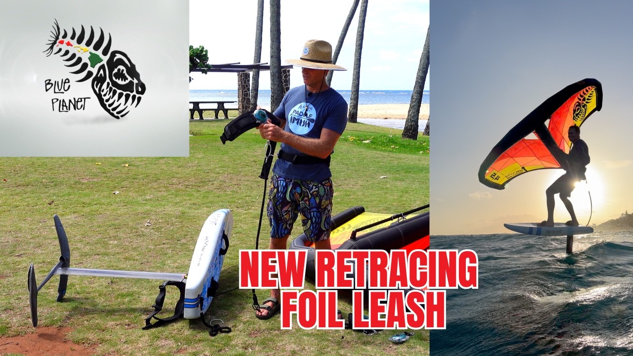 New Model Retracting Foil Leash- product release video