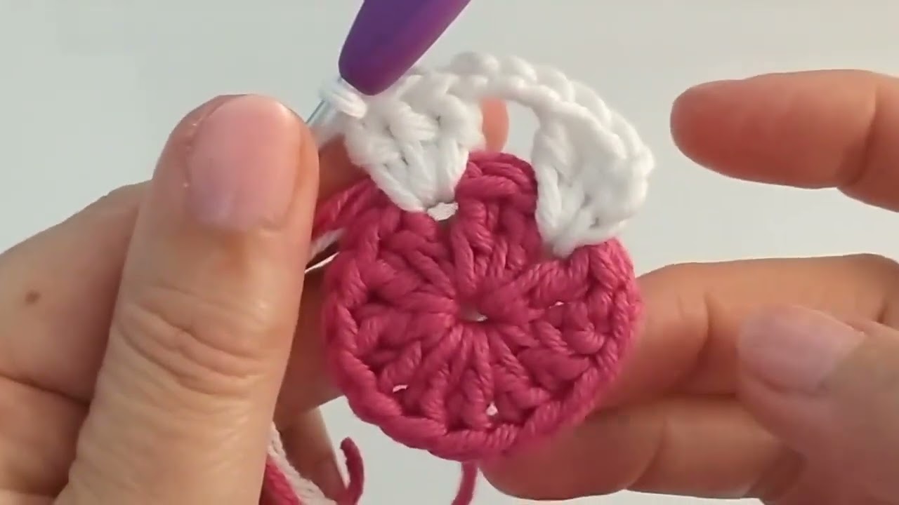 95 -  Dessous de Verre en Couleur : Crochet pour débutants !