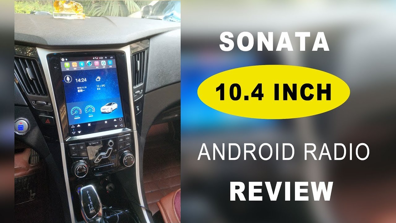 Автомагнитола в стиле Hyundai Sonata Tesla на базе Android