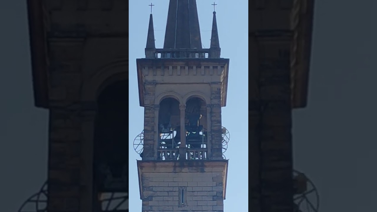 Campane di Verona ( QR. Chievo) - suonata manuale a sistema veronese