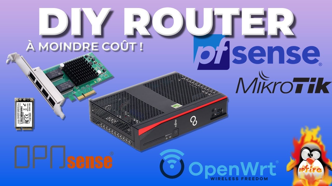 Router pfSense/OpenWRT bon marché et performant Avec un Fujitsu S920