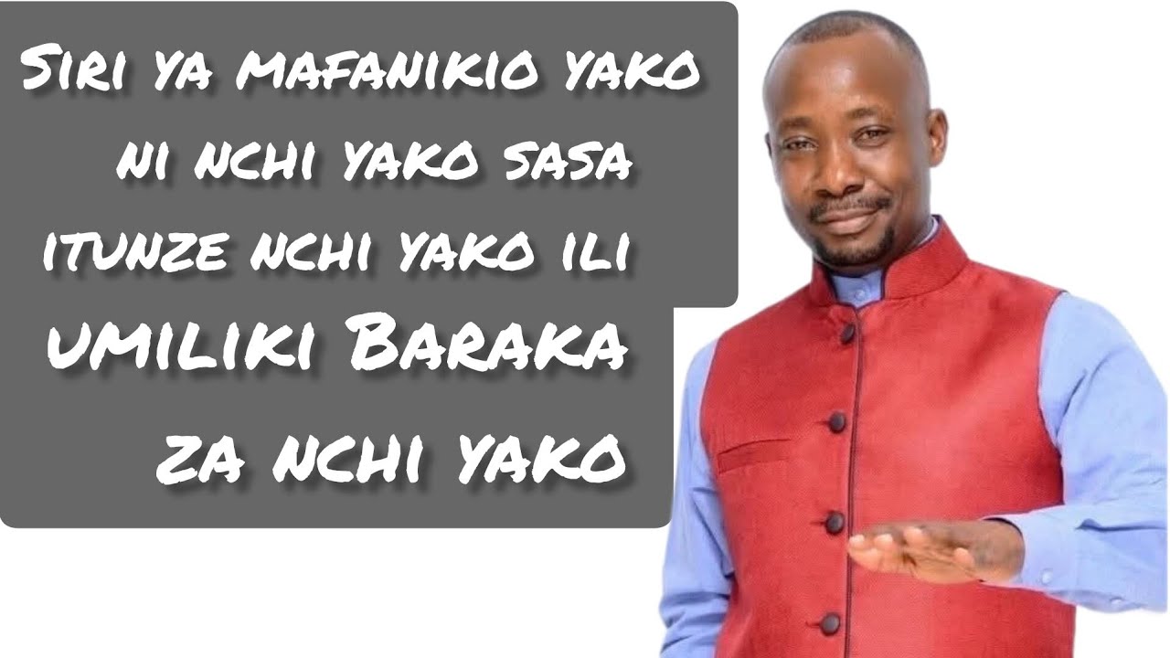 Siri ya mafanikio ni nchi yako sasa itunze nchi yako - Askofu Gwajima