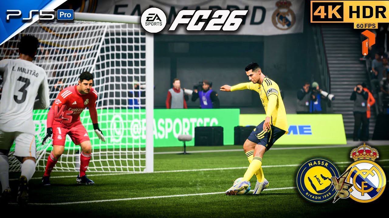 GOALS • SKILLS • CELEBRATIONS 🔥 Al Nassr vs Real Madrid | FC 26 PS5 4K HDR #ronaldo #messi #fc26 #4k