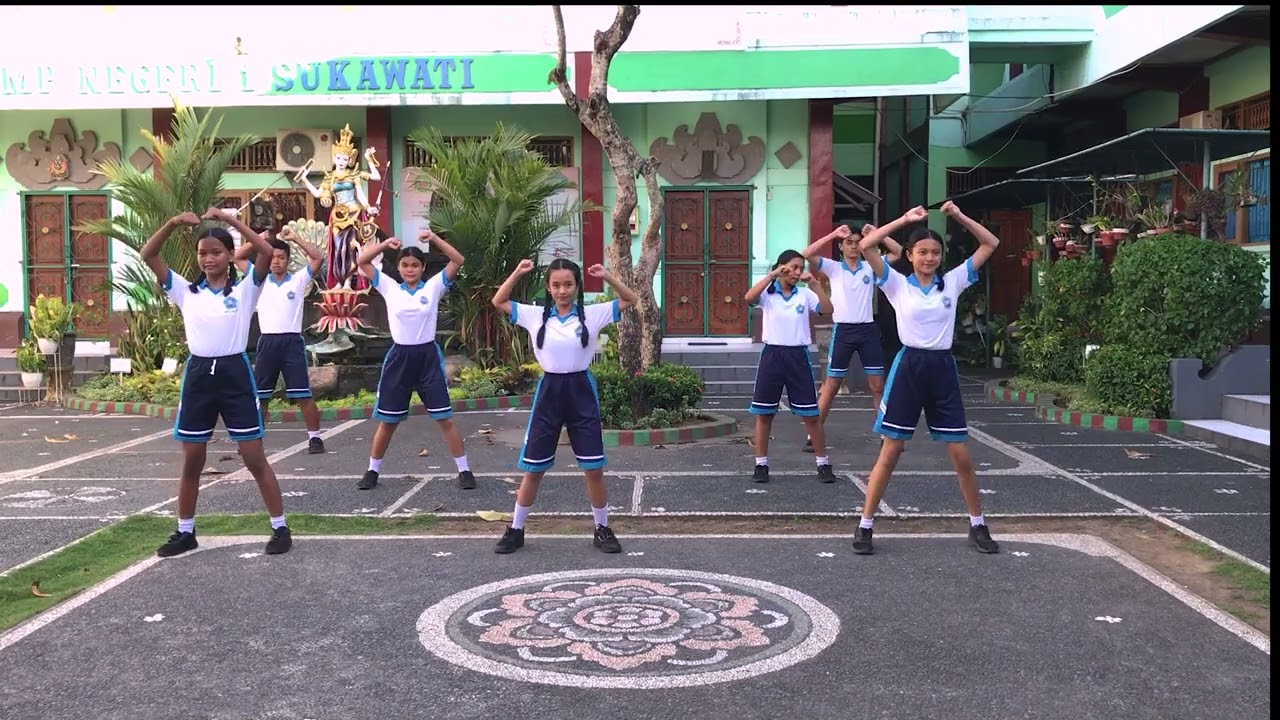 Lomba Senam Anak Indonesia Hebat 2025 SMP Negeri 1 Sukawati Bali