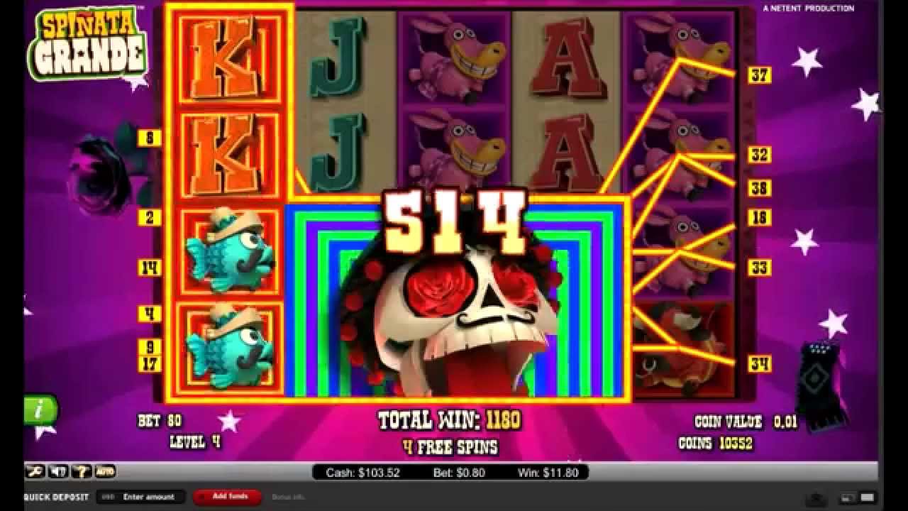 Spinata Grande Slot Free Spins Round | netentfreespins.info
