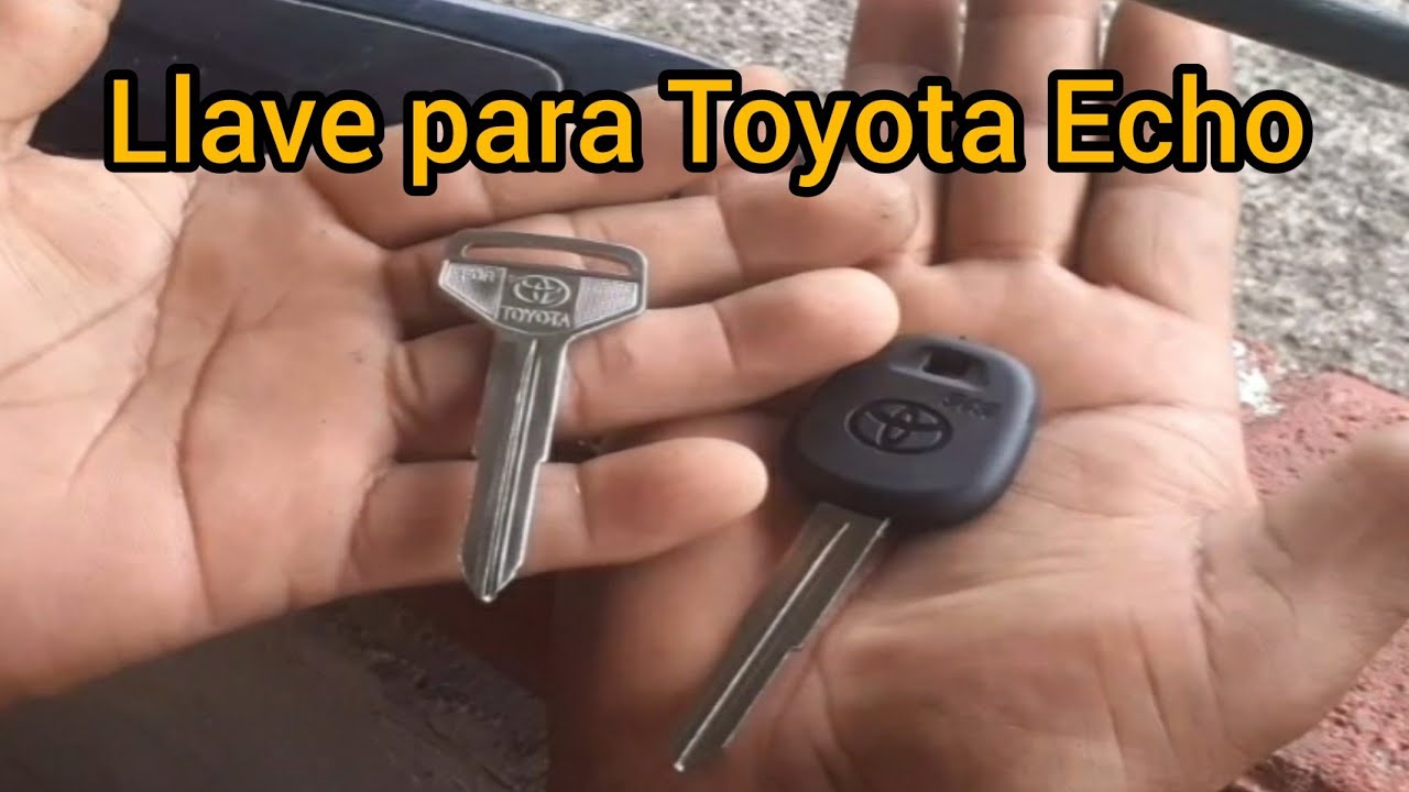 LLAVE DE TOYOTA ECHO 2001 