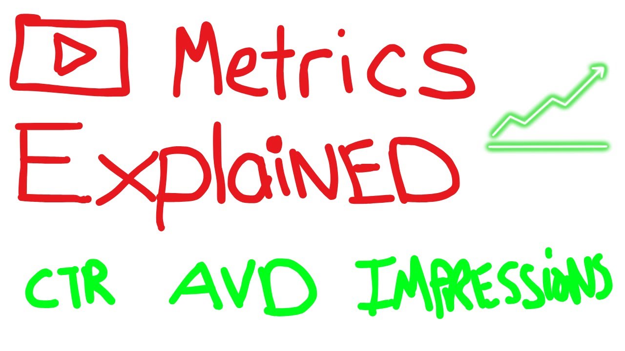 YouTube Metrics & Analytics Tutorial: Impressions, CTR, AVD