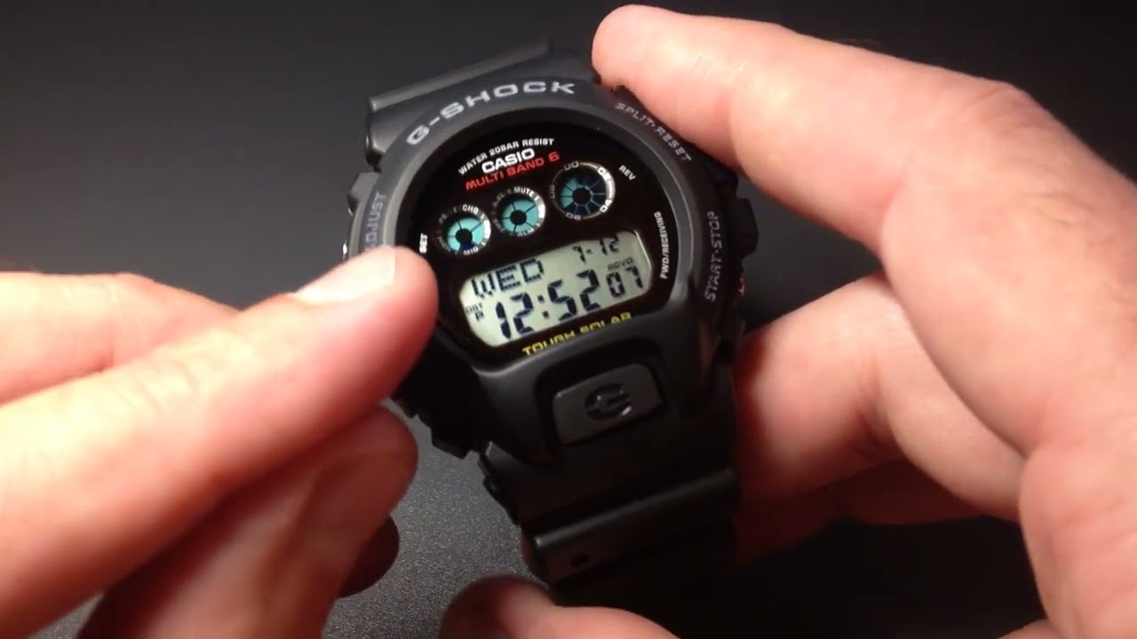 Casio G-Shock (GW-6900-1CF) | Check Battery Level